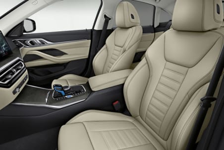 BMW i4 white interior